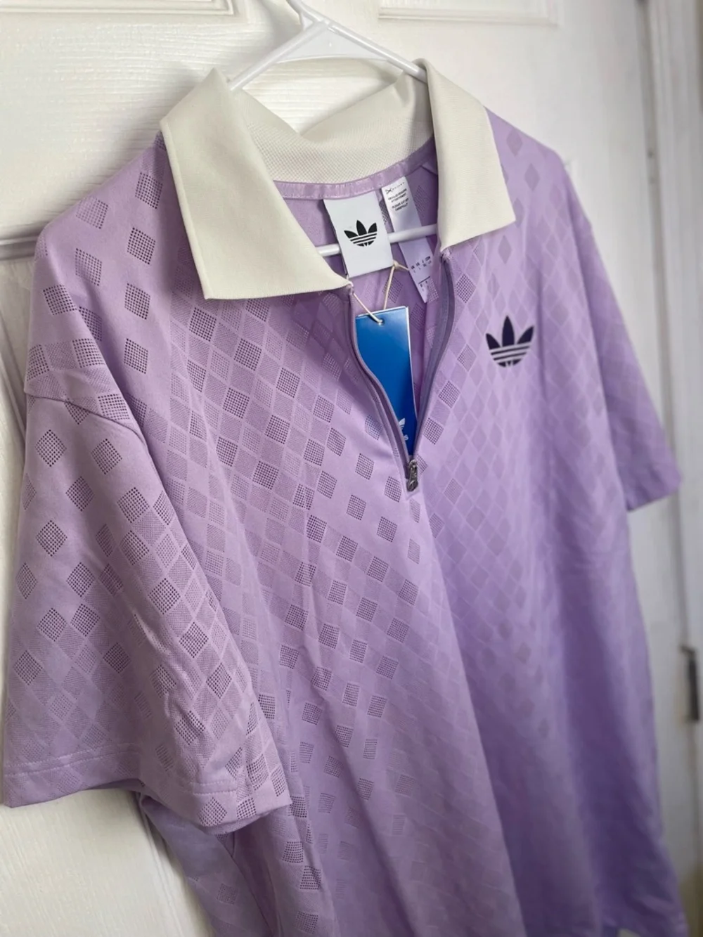 Adidas Tennis Pro Climacool+ FreeLift Polo Shirt Powder Plum JL9676 - Men's L - Picture 2 of 10